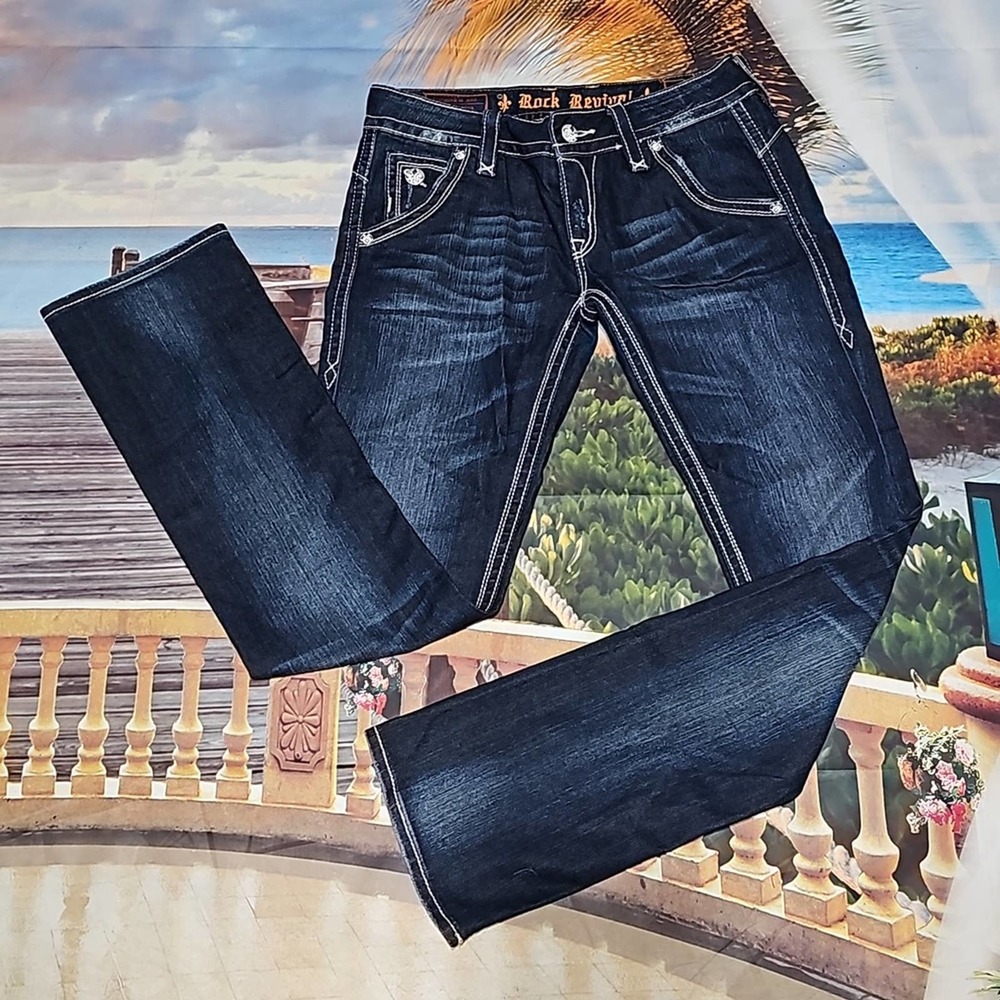 Rock Revival Adele Straight Jeans Size 31